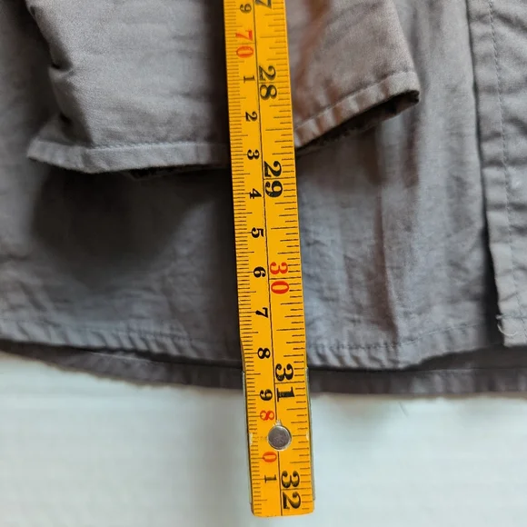 Vtg Ed Hardy Christian Audigier Floral Skull Kiss Of Death Men’s XL Grey - Picture 5 of 16